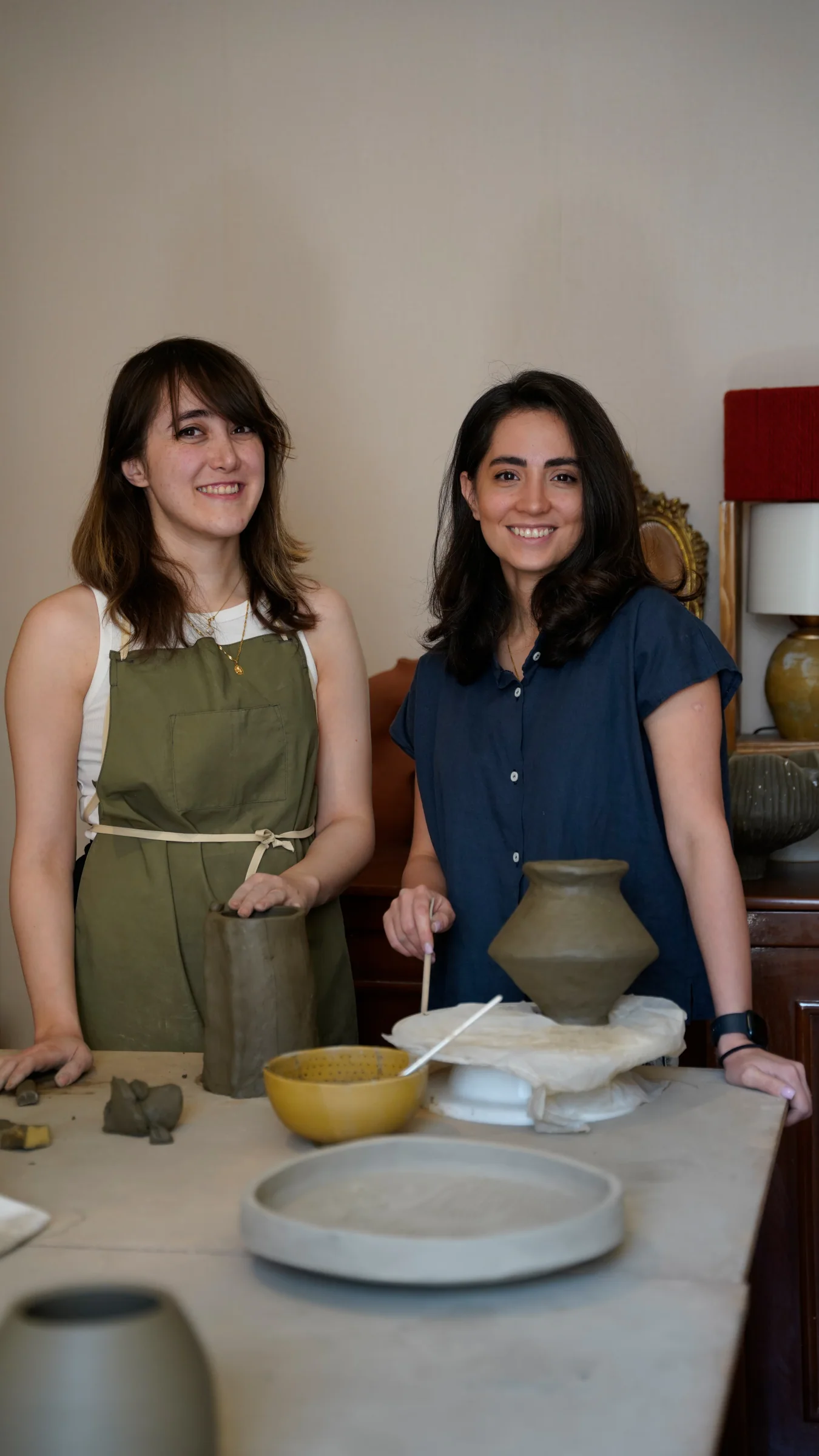 Manpottery workshop and studio environment